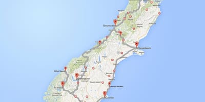 Roteiro detalhado da ilha sul da nova zelândia